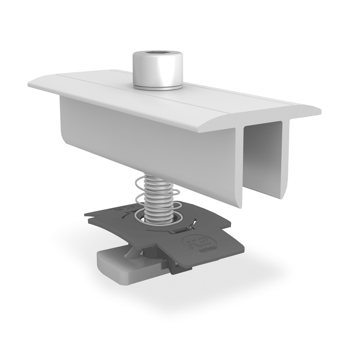 K2 Systems Modulmittelklemme XS Set 30 mm, silber (1005156)