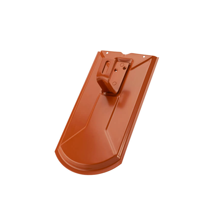 Lehmann Modulhalter Biber, ziegelrot Metalldachziegel oder Metalldachplatte