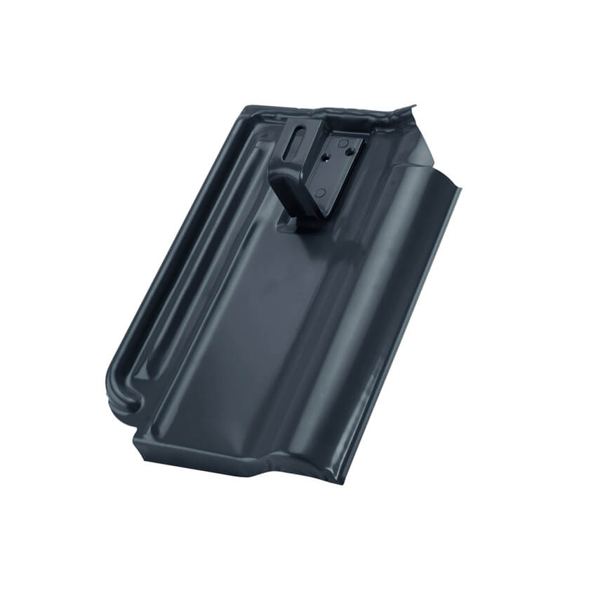 Otto Lehmann Modulhalter Flachdachpfanne MZ 3, anthrazit Metalldachziegel oder Metalldachplatte