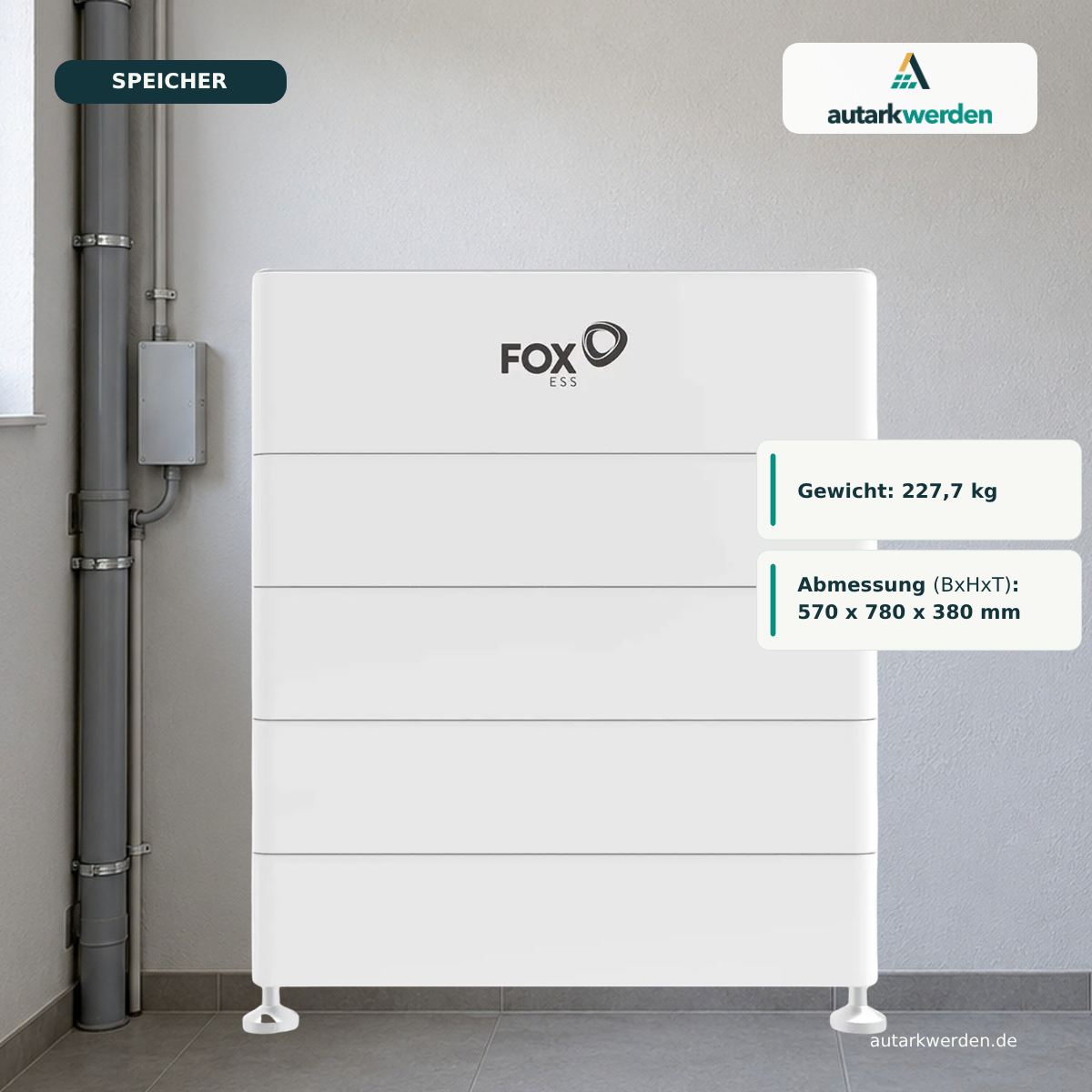 FoxESS EQ 5000-P - L5 Batteriespeicher
