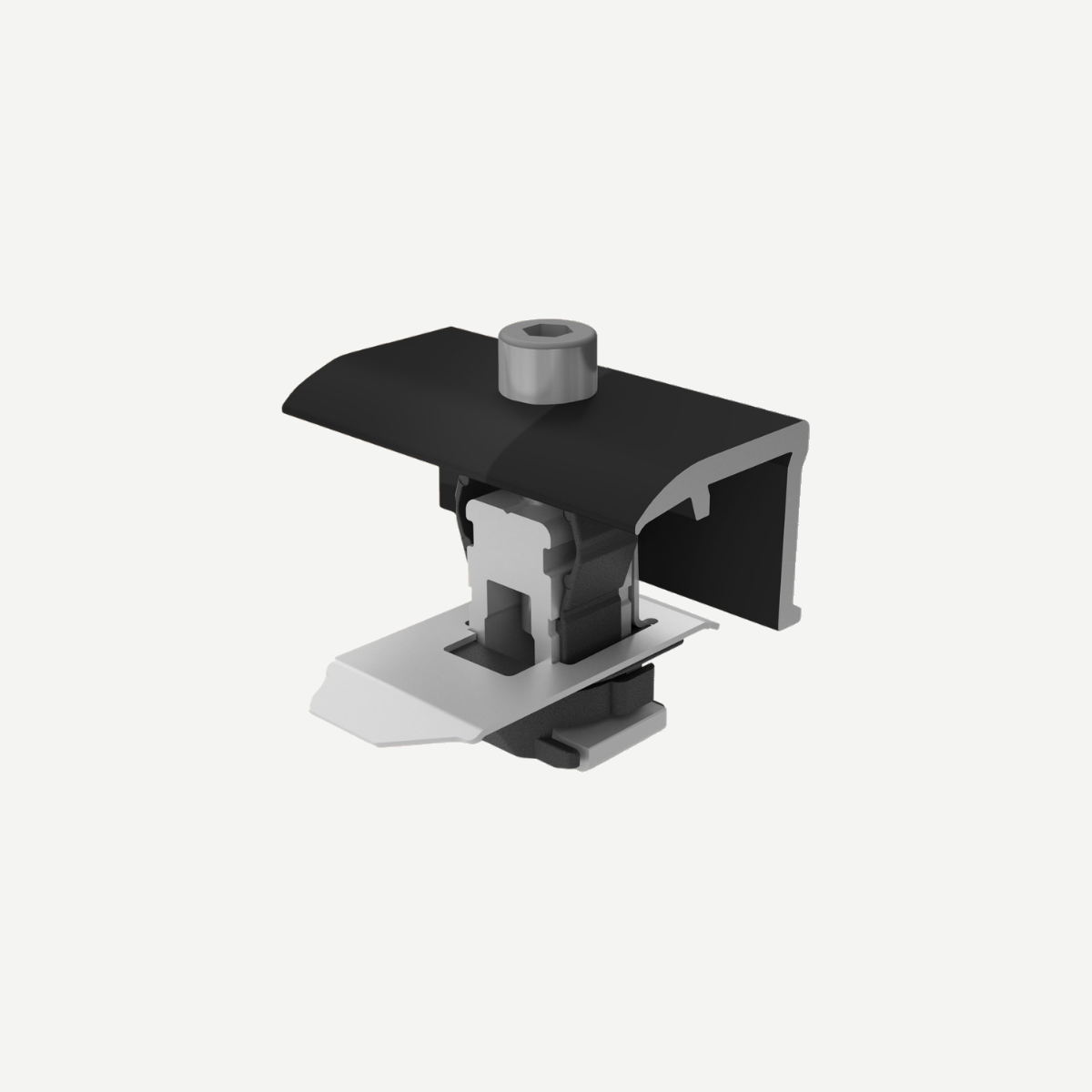 K2 Systems Clamp EC Modulendklemme 25–40 mm, schwarz eloxiert, 2004545 – freigestellte Produktansicht