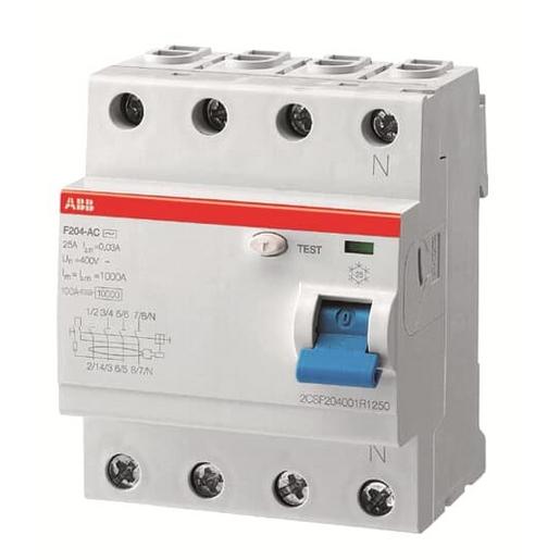 F204 A-40/0.03, F204A-40/0,03 FI-Schutzschalter 4P,Typ A,40A,30mA