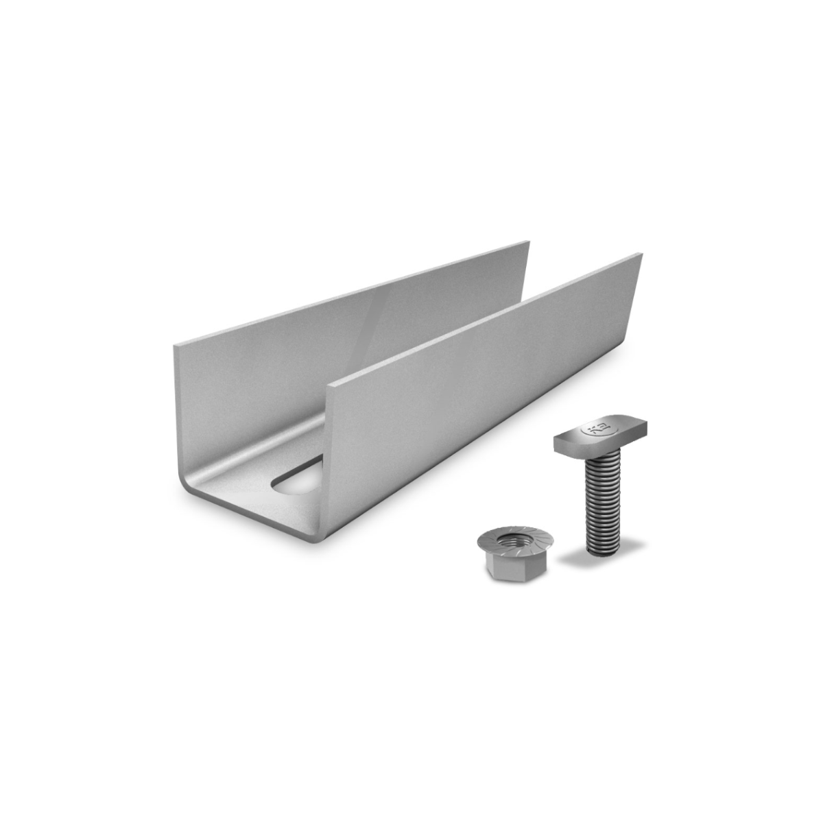 K2 Systems Schienenverbinder SolidRail im Set, light (1004107)