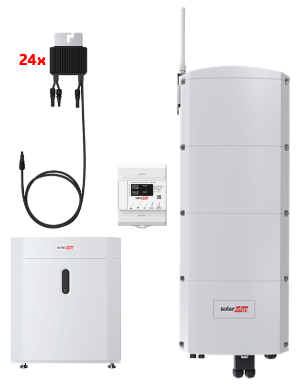 SolarEdge Single Kit 10 kW mit 4,6 kWh Speicherpaket