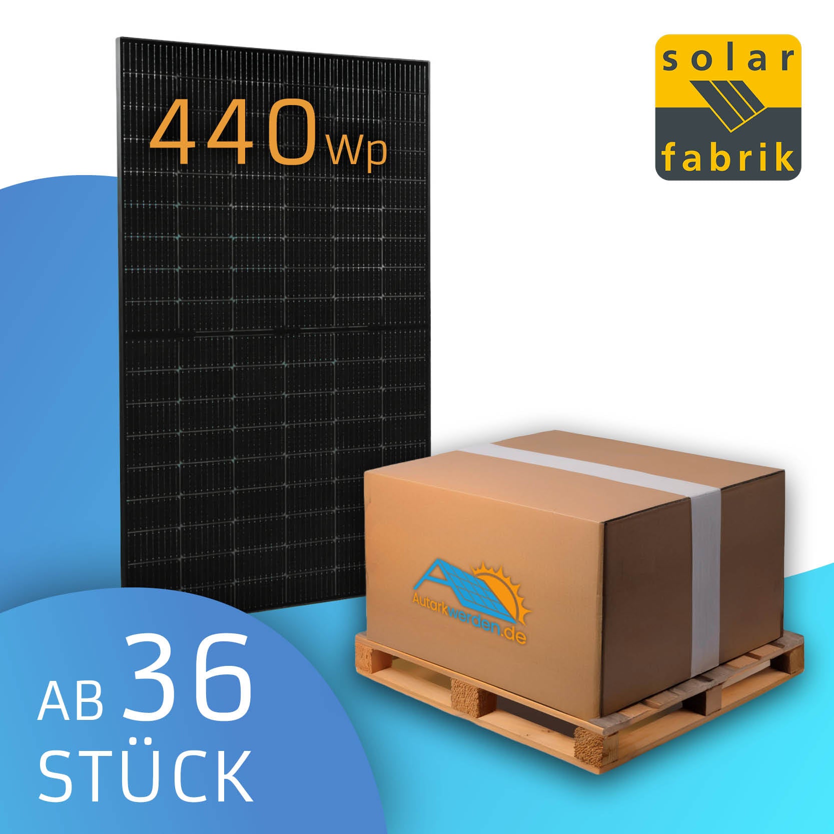 Solar Fabrik 440W S4 Trend Black Solarmodul