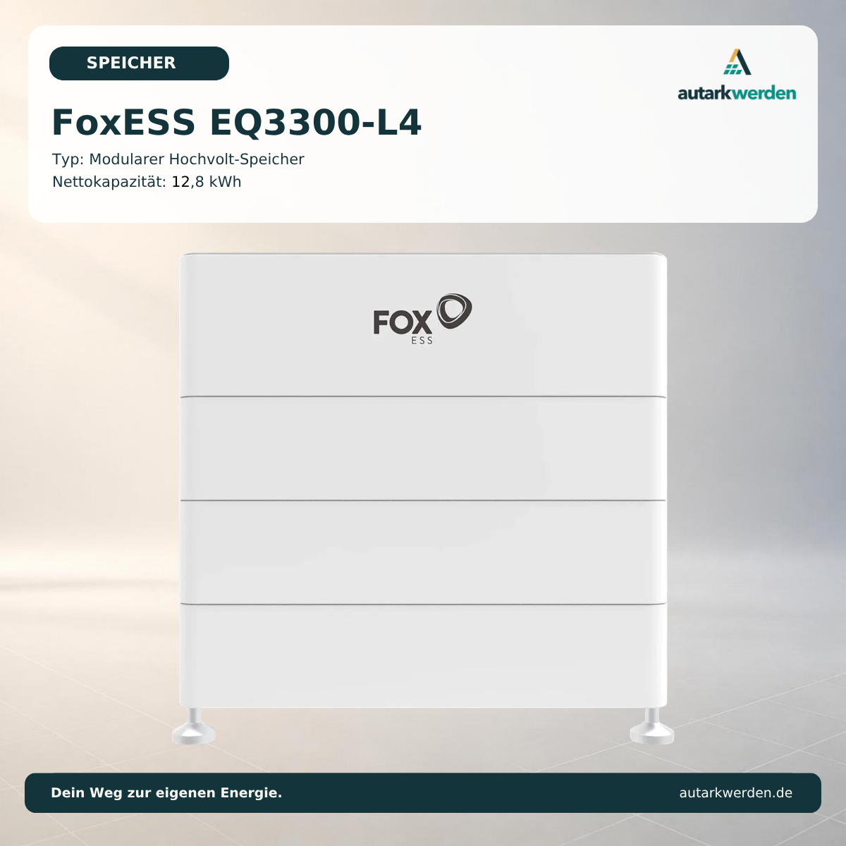 FoxESS EQ 3300 - L4 Batteriespeicher