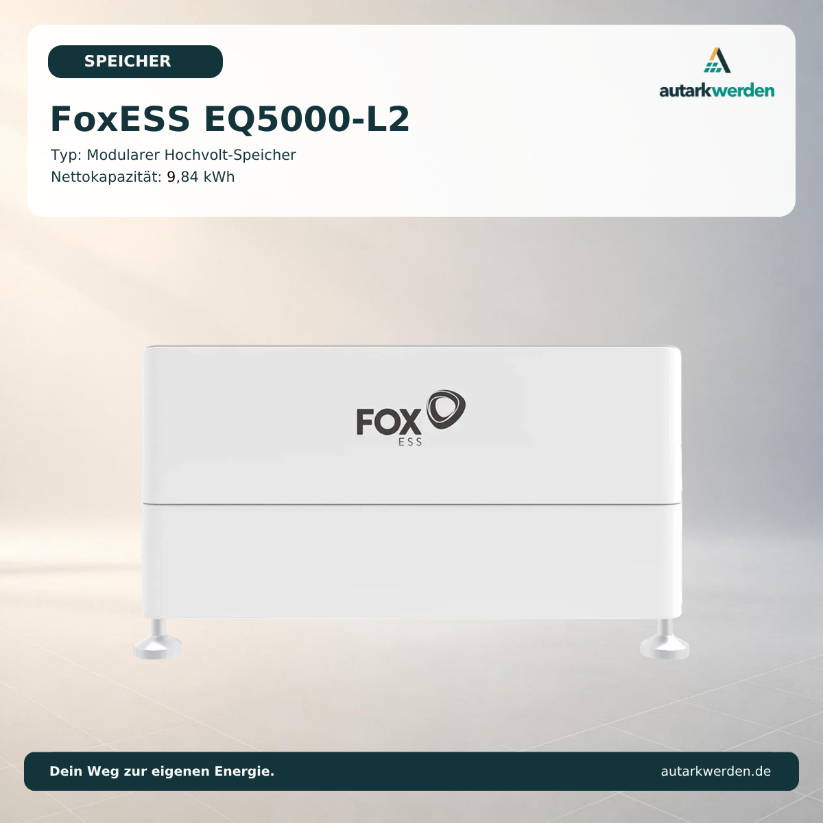 FoxESS EQ 5000-P - L2 Batteriespeicher