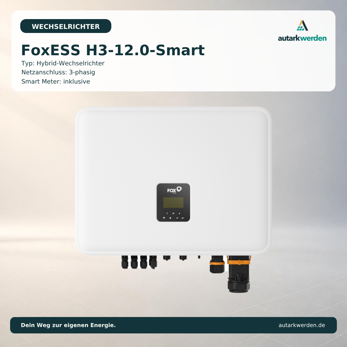 Fox ESS H3-12.0-Smart Wechselrichter