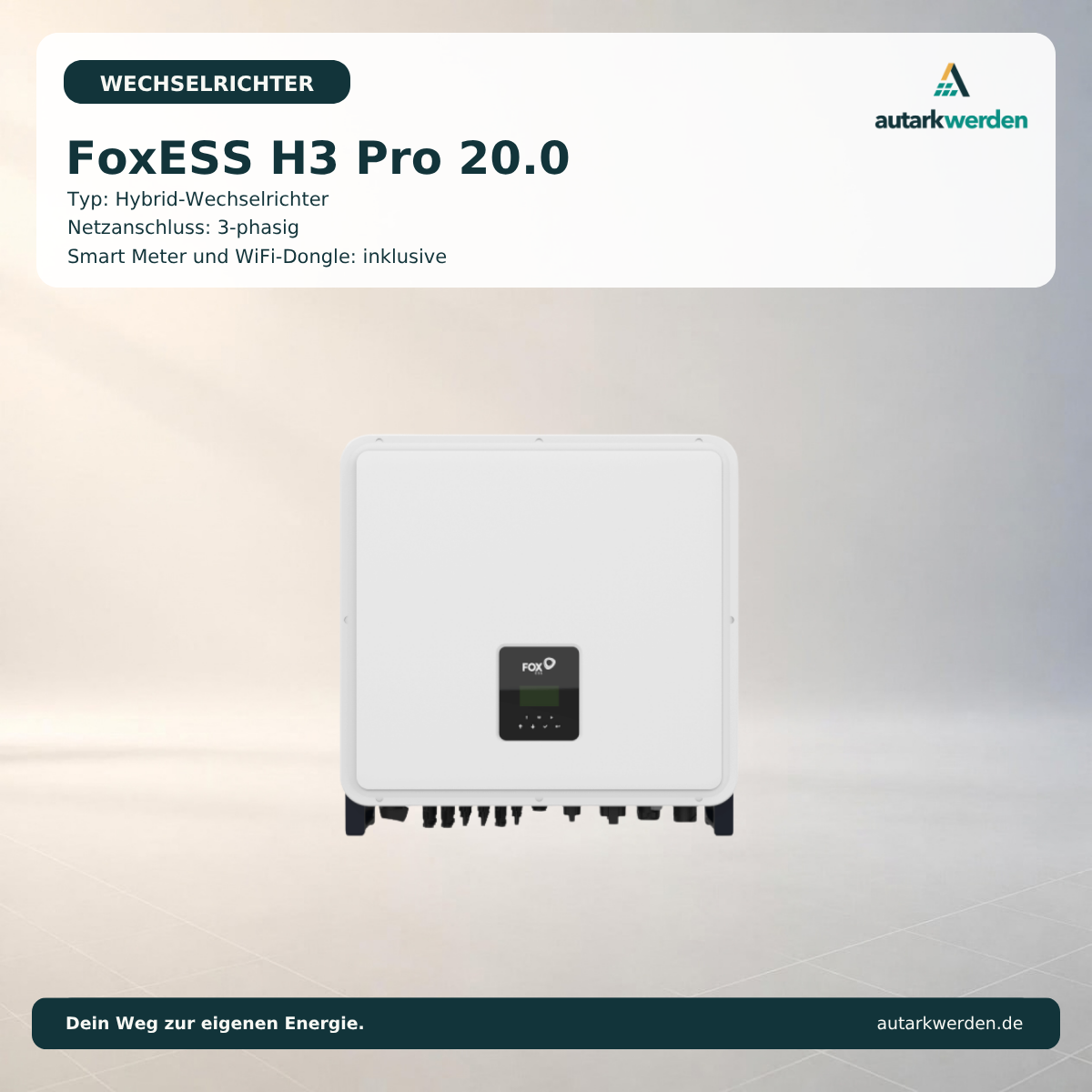 Fox ESS H3 Pro 20.0 Wechselrichter