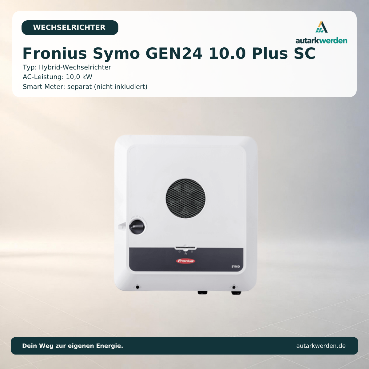 Fronius Symo GEN24 10.0 Plus SC Wechselrichter